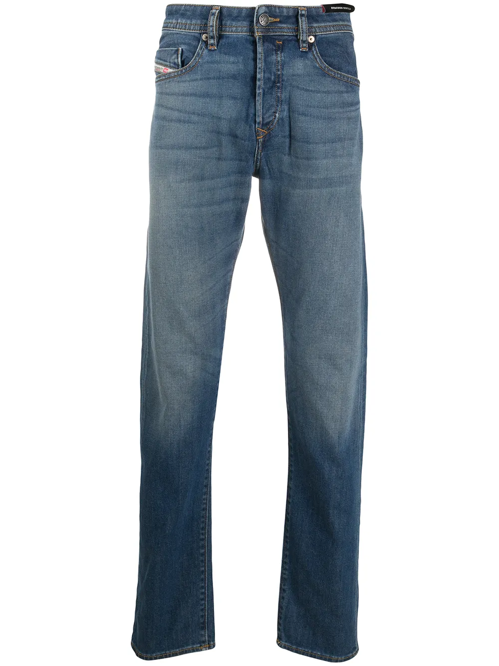 

Зауженные джинсы Buster Diesel, синий