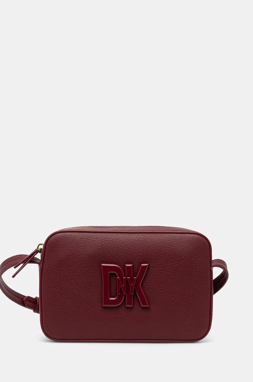 

Кожаная сумка Dkny, гранатовый