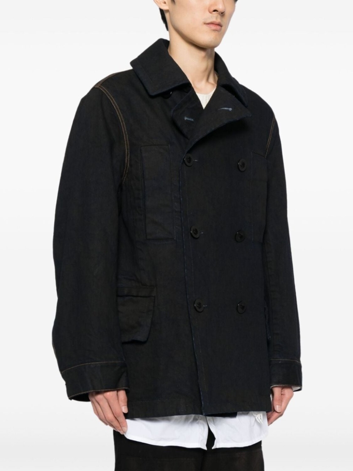 

Sacai джинсовое пальто, синий