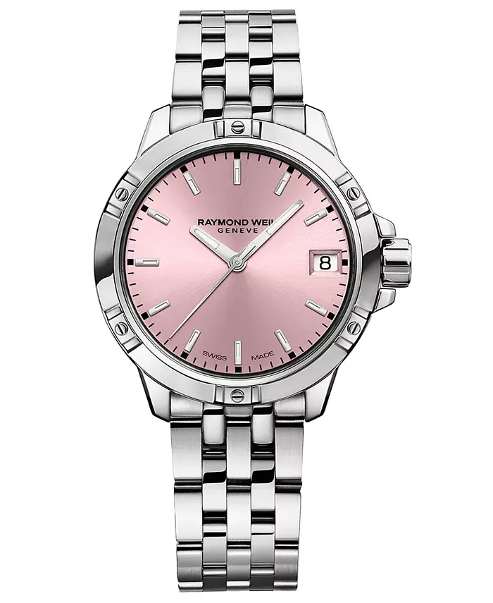 

Женские часы Swiss Tango Classic с браслетом из нержавеющей стали, 30 мм Raymond Weil