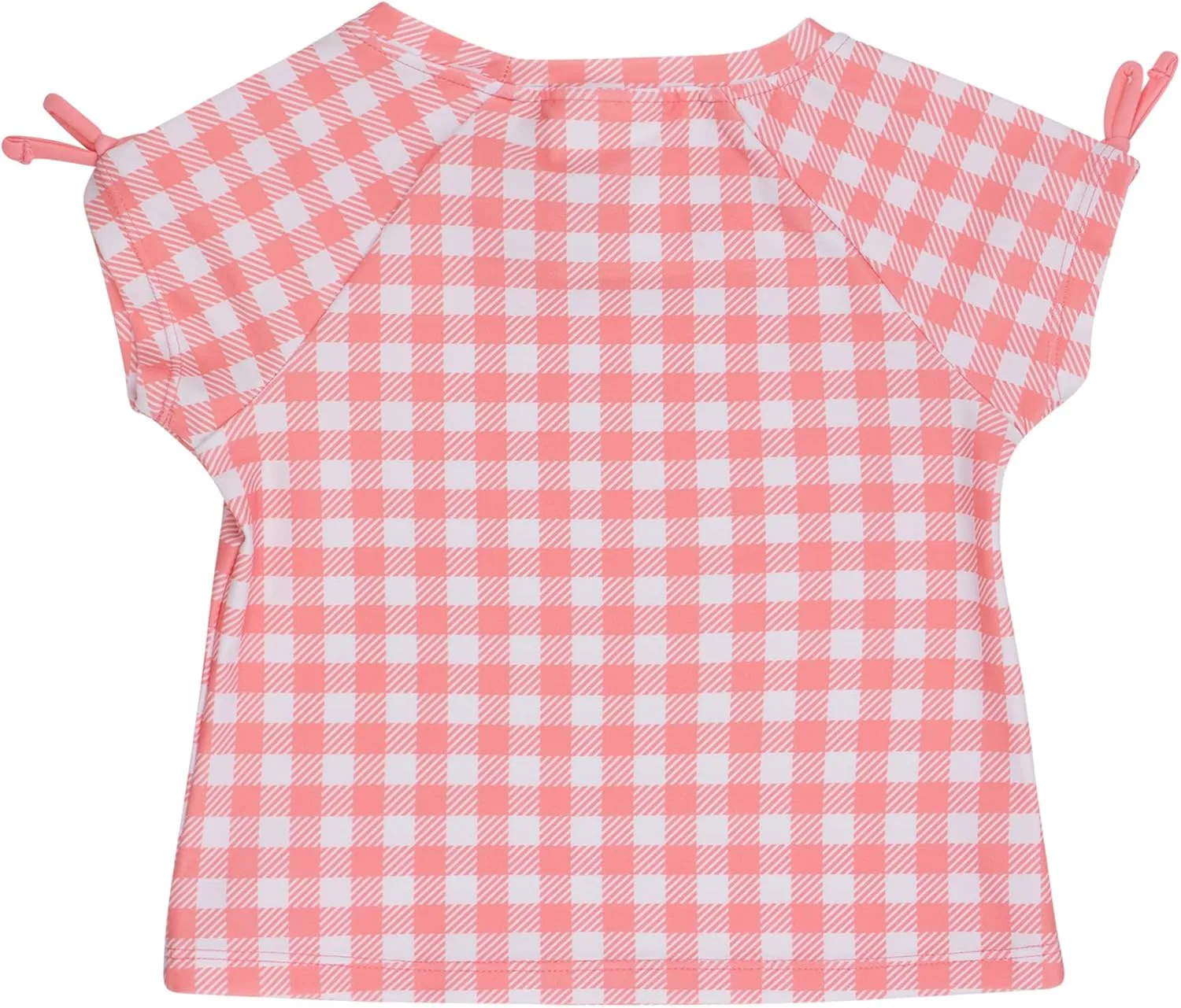Детская футболка для активного отдыха RuffleButts, Bubblegum Pink Gingham — фото 4
