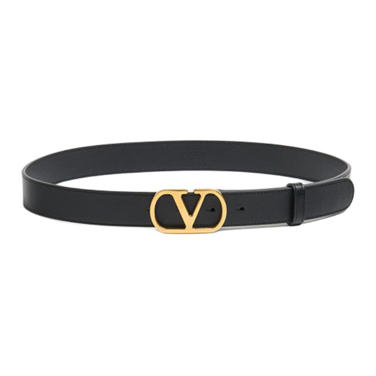 

Valentino Ремень с пряжкой и логотипом, Black