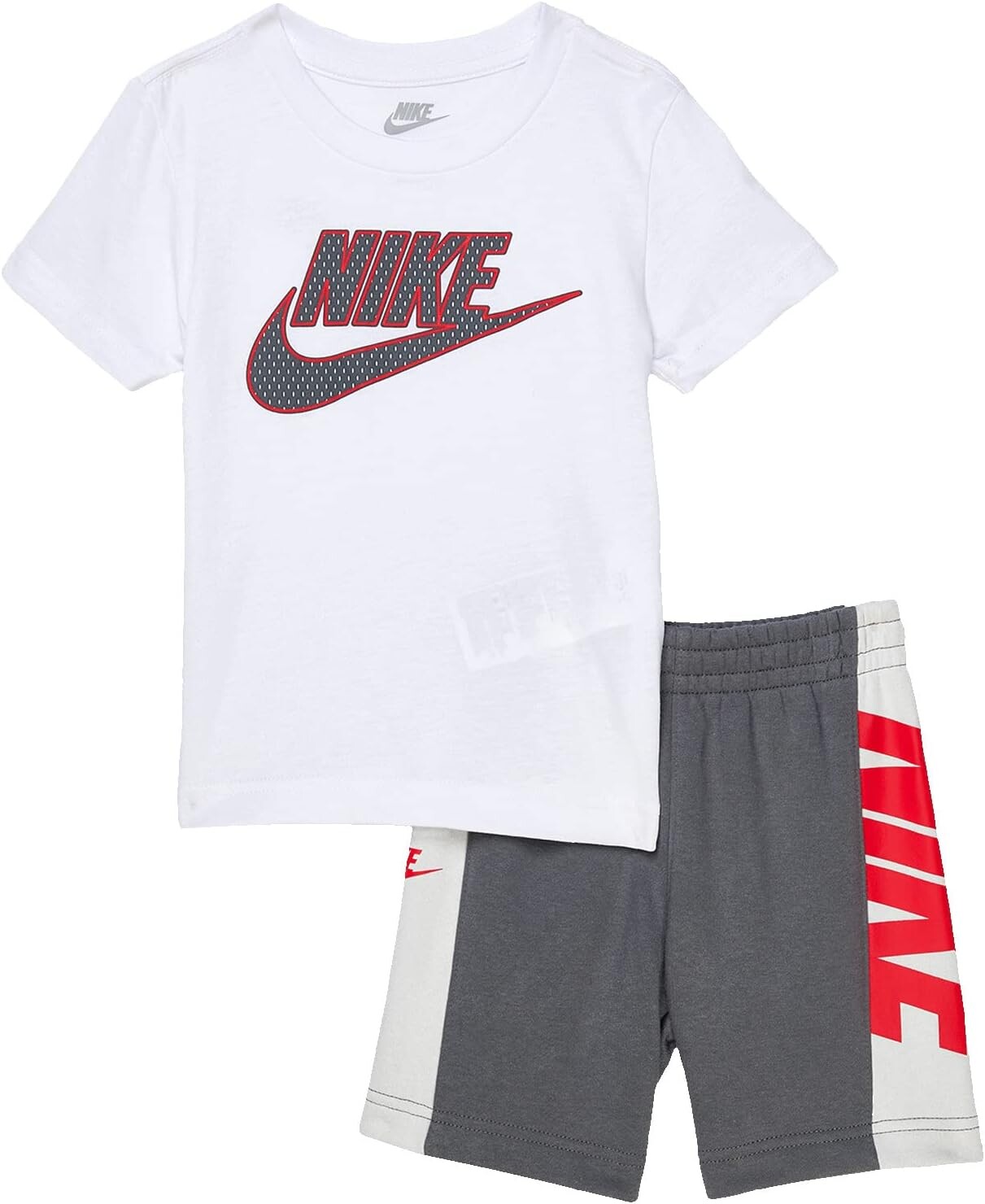 

Детский набор Nike Sportswear Amplify T-Shirt and Shorts Set, цвет Smoke Grey