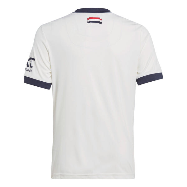 Спортивная футболка manchester united 24/25 third jersey 'white navy red' Adidas, белый — фото 2