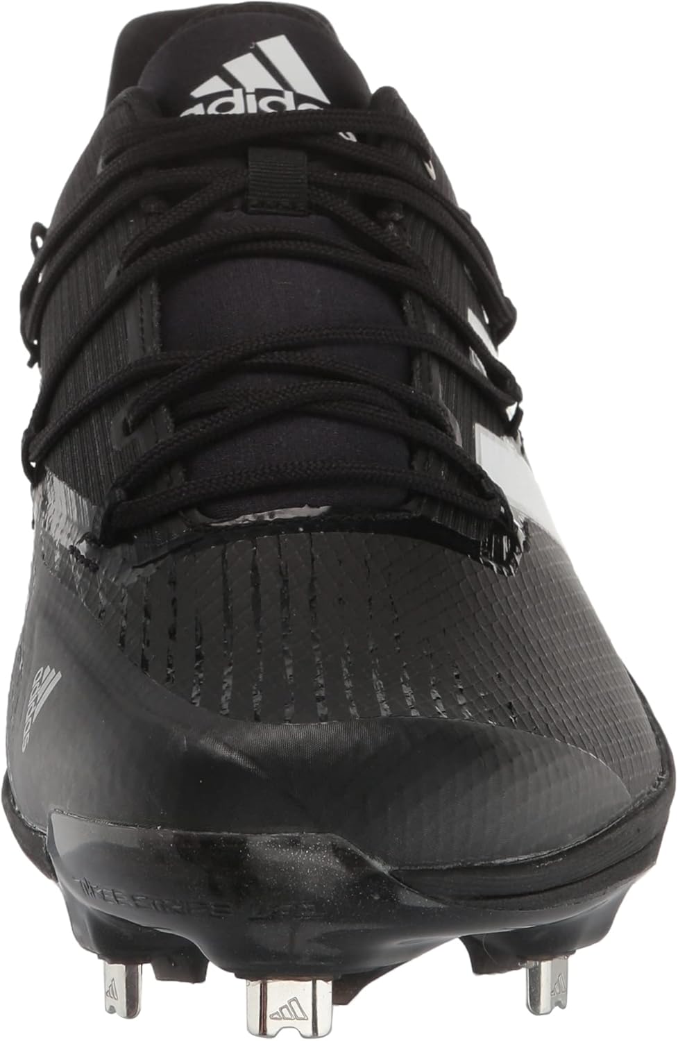 Бутсы Adidas Men's Adizero Afterburner 8, черный/красный/металлик — фото 2