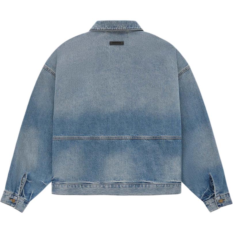 Куртка джинсовая Core Collection Fear Of God Essentials, средняя потертость — фото 3