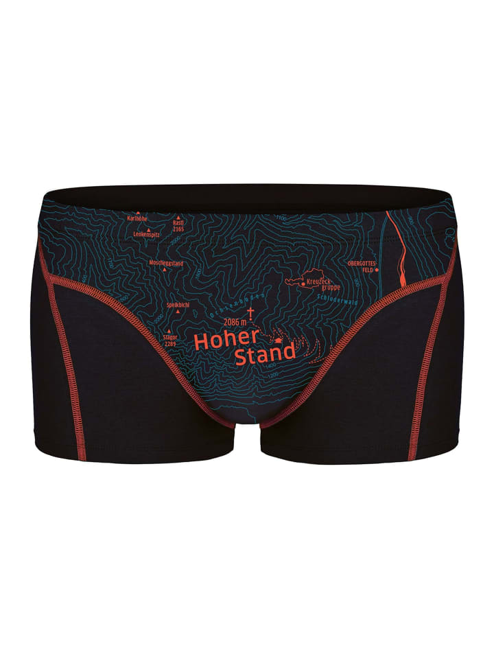 

EIN SCHÖNER FLECK ERDE Боксерские шорты, 1 шт., с высокой посадкой (черные)