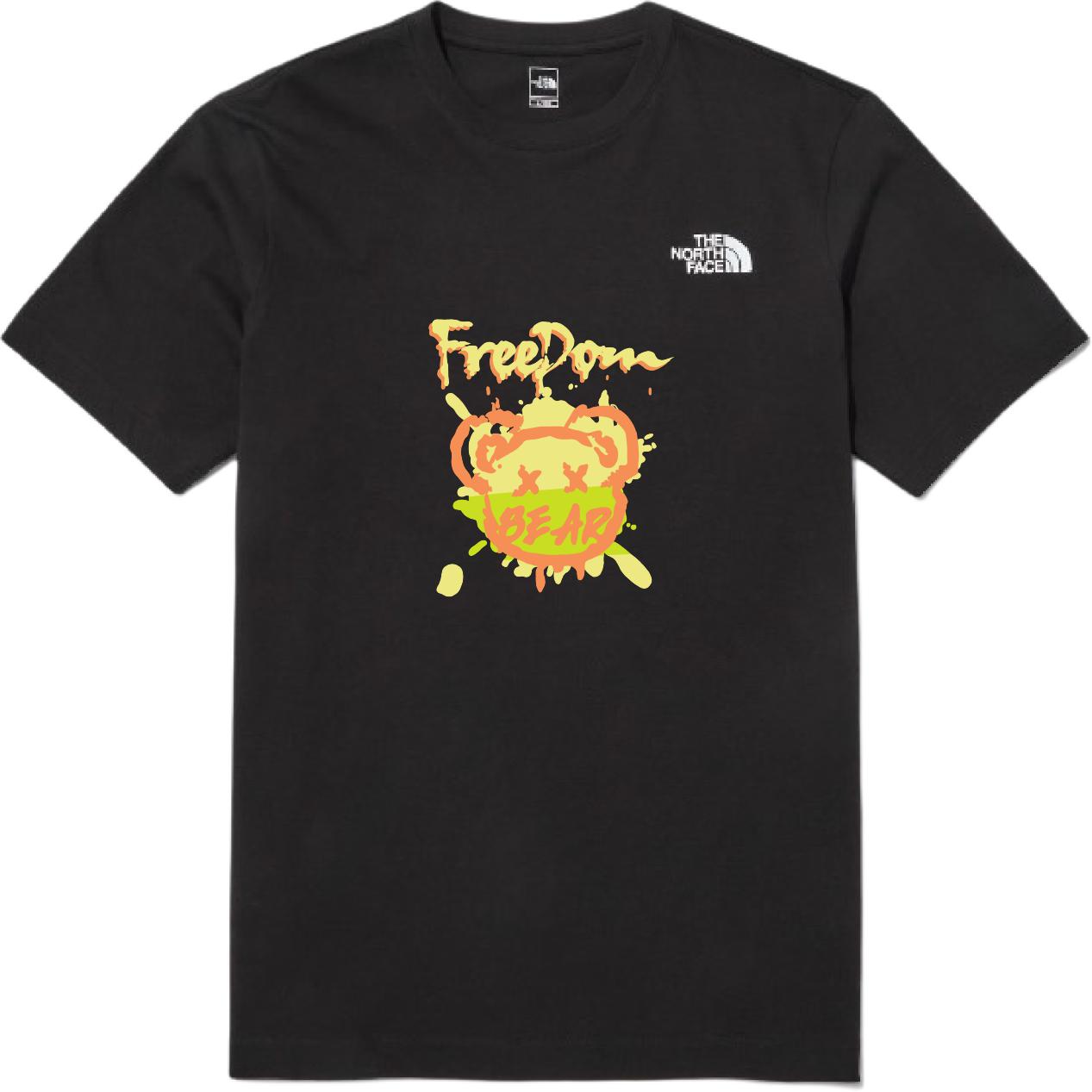 

THE NORTH FACE Американский винтажный пуловер с коротким рукавом, футболка Unisex Black, Черный, THE NORTH FACE Американский винтажный пуловер с коротким рукавом, футболка Unisex Black