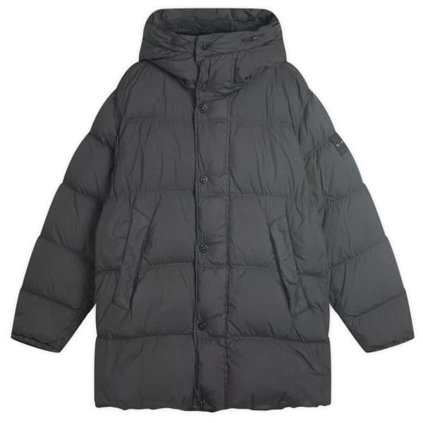 

Парка из жатого репсового нейлона Stone Island, черный