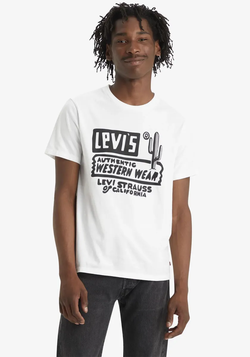 

Рубашка с принтом Levi's, цвет Western Wear White