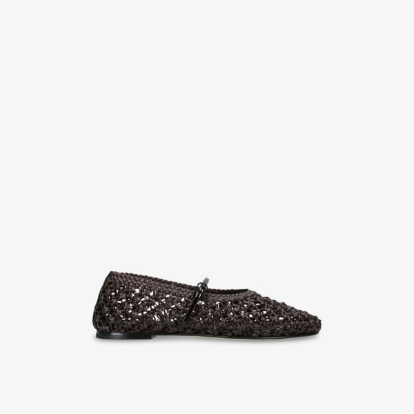 Балетки Dear Frances Balla weave из кожи, винный