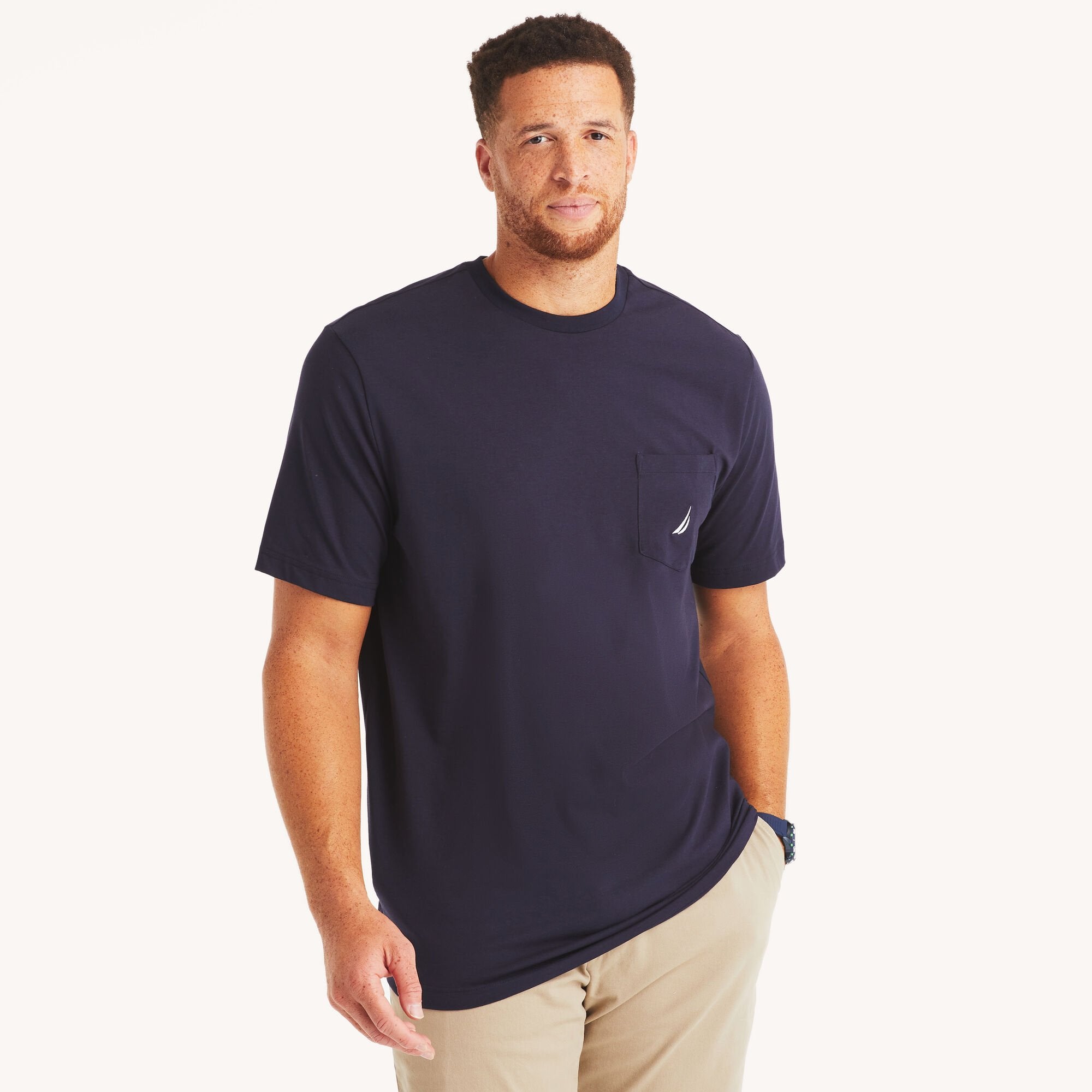 

Футболка Nautica Mens Big & Tall Pocket, темно-синий