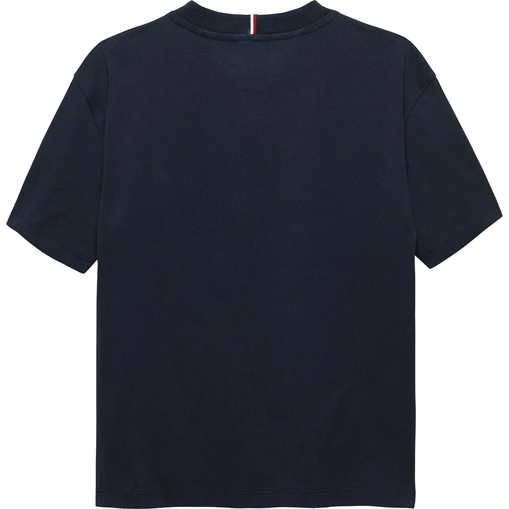 Футболка с коротким рукавом Tommy Hilfiger Heritage Printed Flag, синий — фото 4