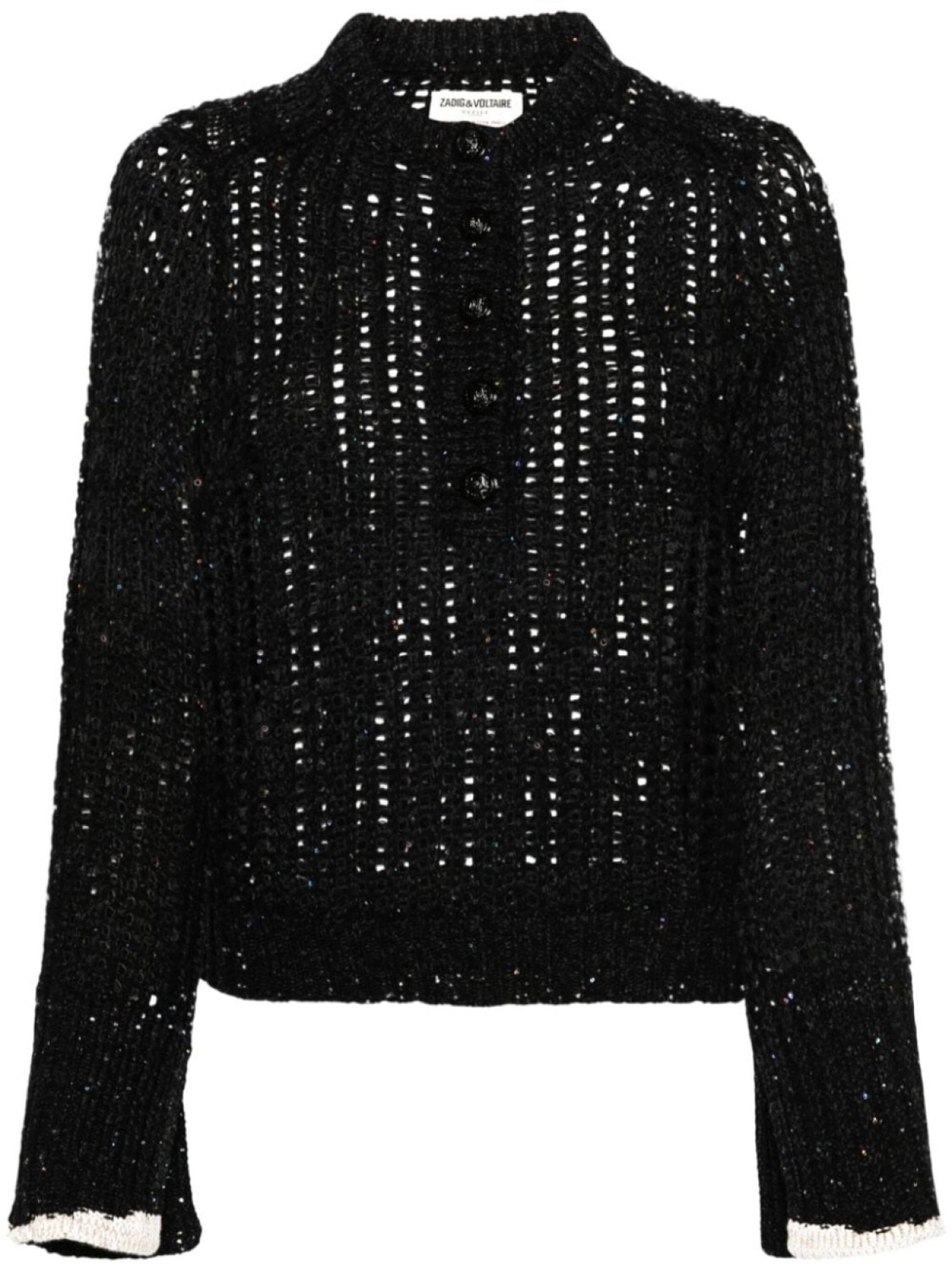 

Zadig&Voltaire джемпер с пайетками, черный