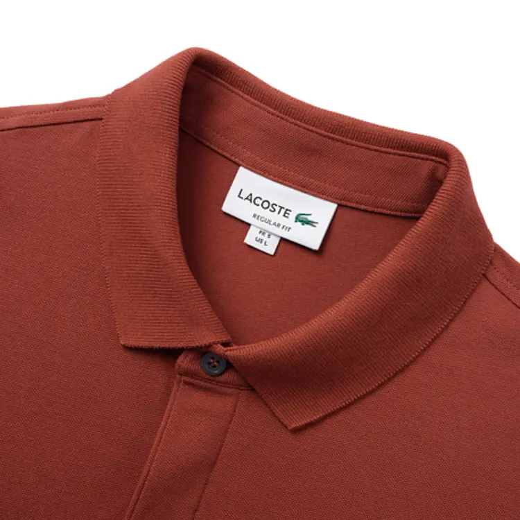 Футболка-поло Lacoste, мужская, темно-красный — фото 3