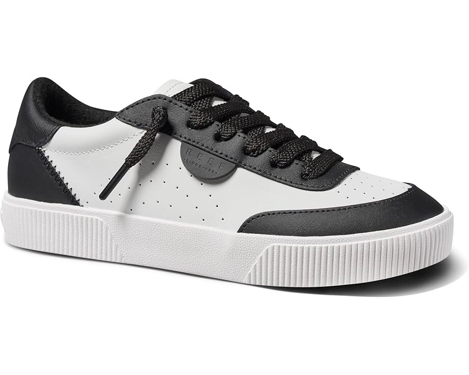 Кроссовки Reef Lay Day Seas, цвет Black/White Leather