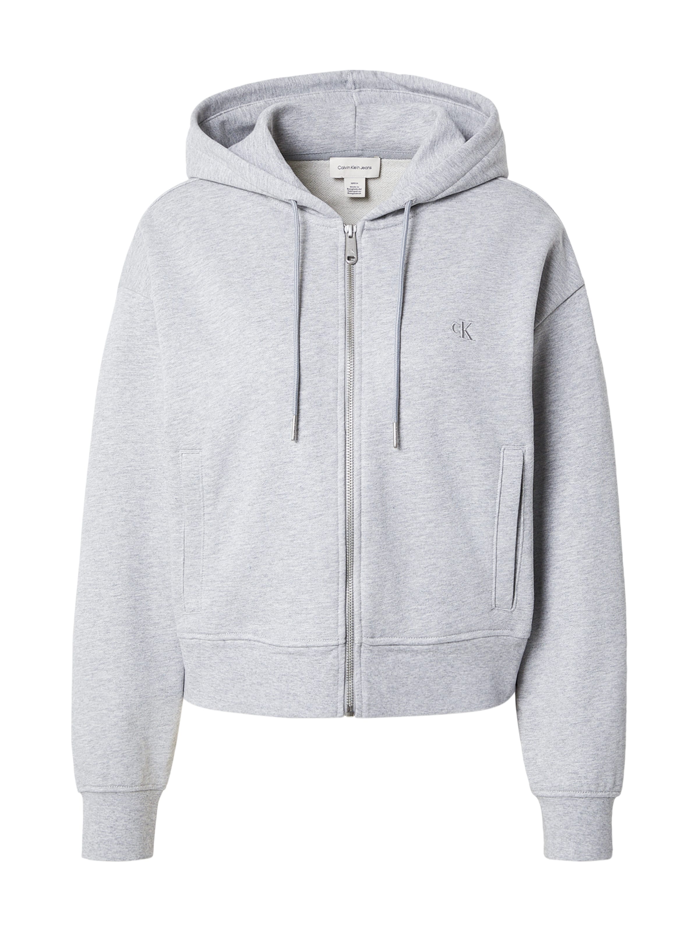 

Calvin Klein Jeans Серый худи на молнии