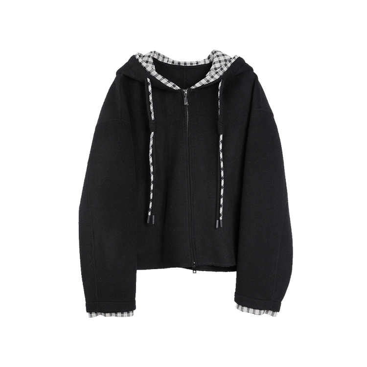 

ELLE Вельветовая куртка Women's Navy Blue Hooded Moderate