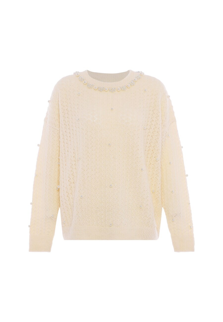 

Тонкий вязаный свитер faina Sweater, белый