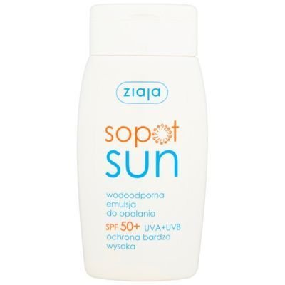 

Водостойкая солнцезащитная эмульсия, SPF 50+, 125 мл Ziaja, Sopot Sun