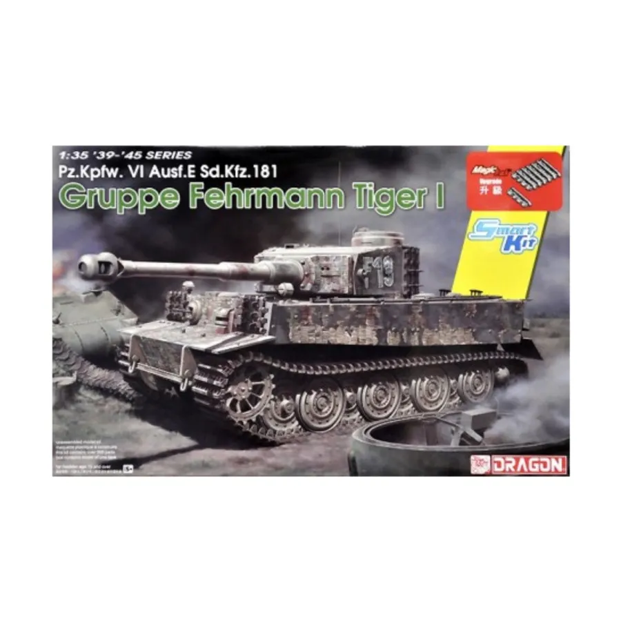 

Pz.Kpfw VI Ausf.E Sd.Kfz 181 Gruppe Fehrmann Tiger I, Dragon Models - '39 to '45 Series - Germany (1:35)