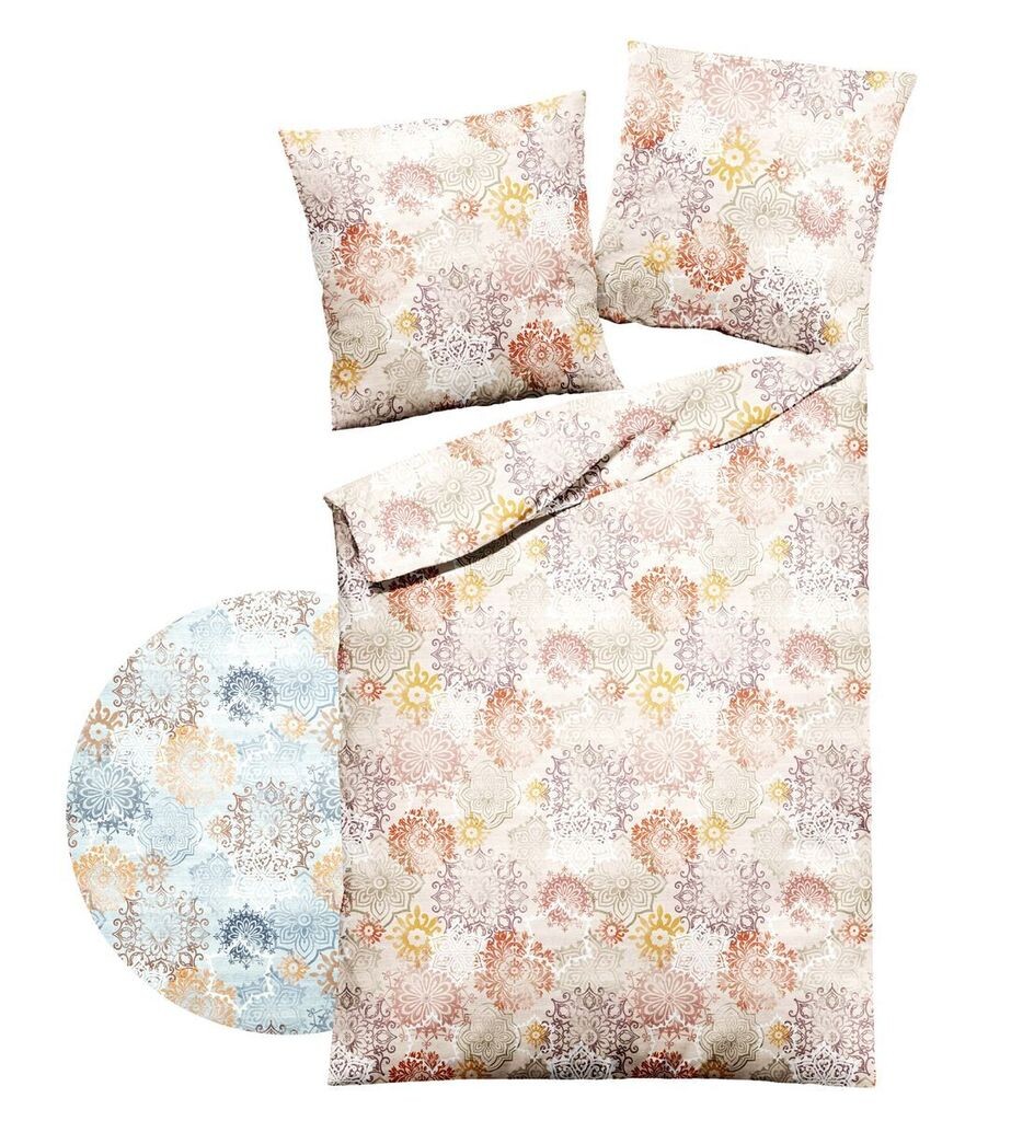 

Dormisette Elegant Beaver Мягкое постельное белье из 2 предметов 135 x 200 см Синий Бежевый Разноцветные орнаменты Цвет: Бежевый