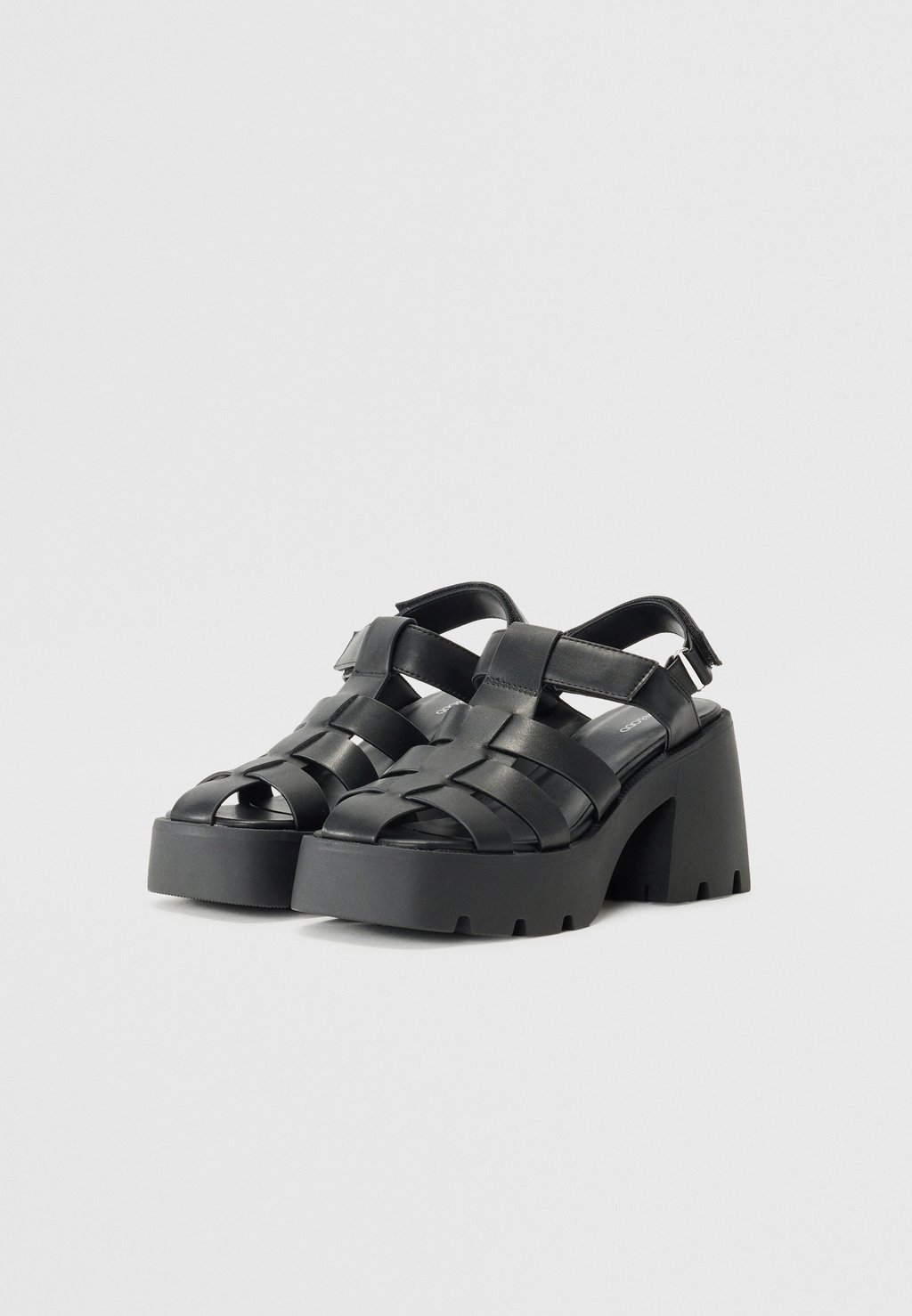 Босоножки на платформе High heeled sandals Even&Odd Wide Fit, черный — фото 2