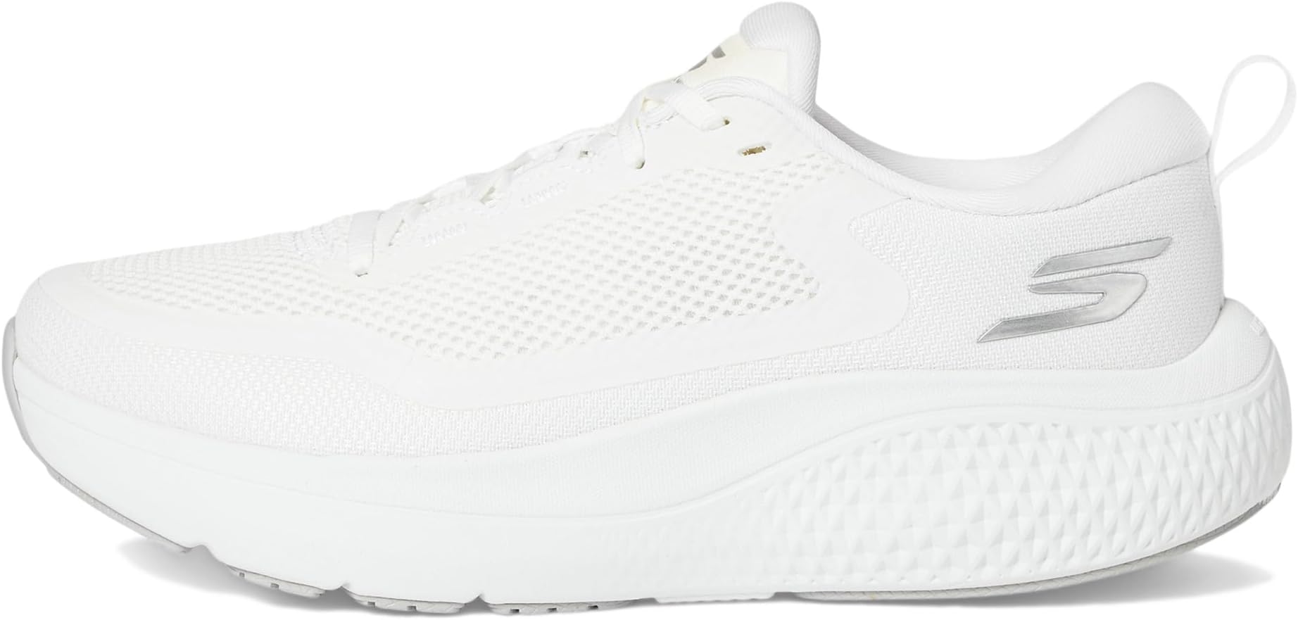 Кроссовки SKECHERS Go Run Supersonic Max, White/Silver — фото 4