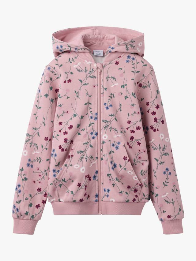 

Детская хлопковая толстовка с цветочным принтом Polarn O. Pyret