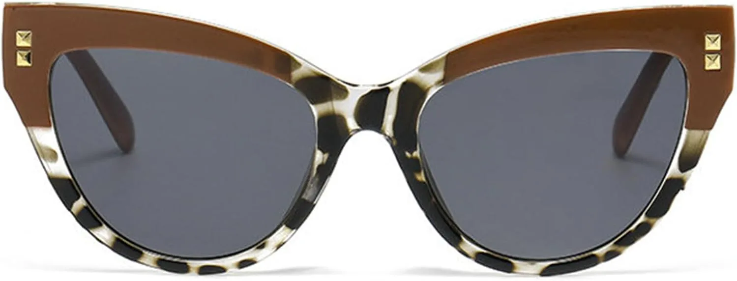 

Винтажные солнцезащитные очки Willochra «кошачий глаз» для женщин, модные градиентные квадратные солнцезащитные очки для мужчин, защита от УФ-излучения UV400, C4