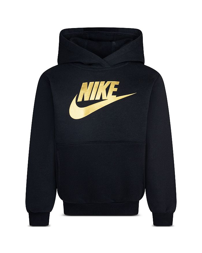 

Толстовка с капюшоном из хлопковой смеси и флиса для мальчиков Sportswear Club - Little Kid Nike, серый
