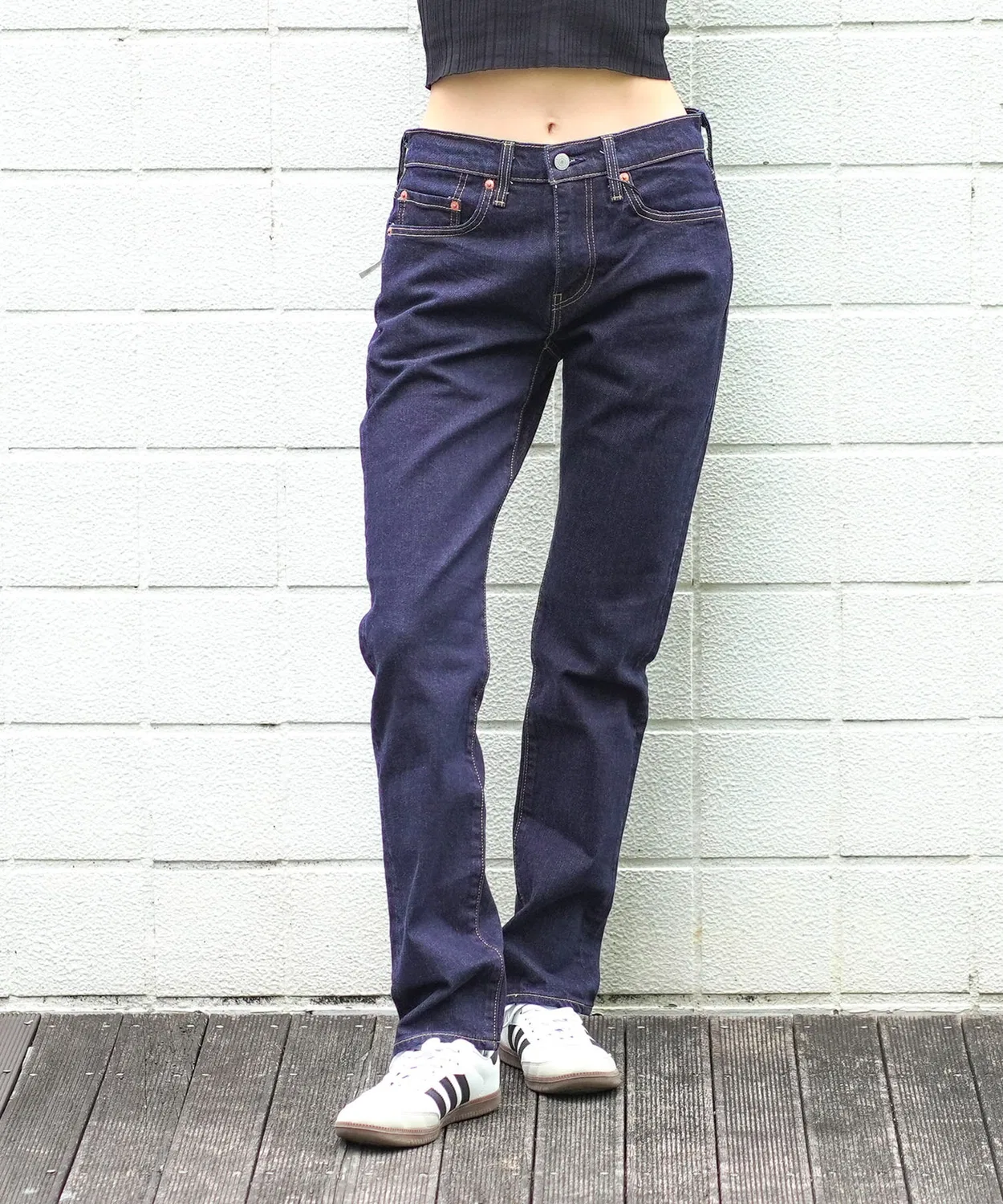 Джинсы 502 Regular Tapered Levi's одни, 1 пара, стираные — фото 2