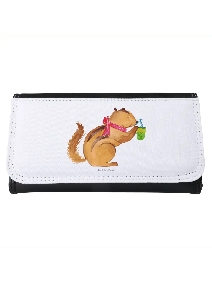 

Портмоне Mr & Mrs Panda Damen Eichhörnchen Smoothie ohne S, белый