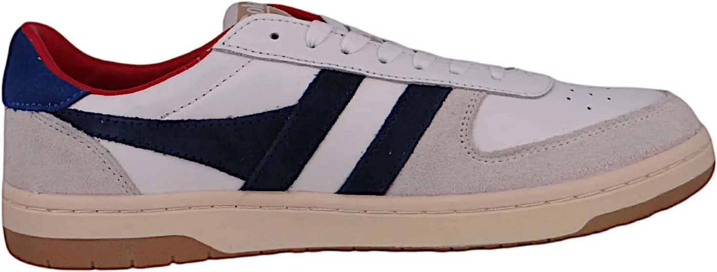 Кроссовки Gola Mens Hawk, белый/темно-синий/синий — фото 4
