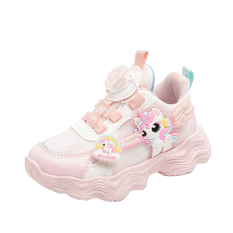 

Нескользящая, износостойкая, дышащая детская обувь для повседневной носки FIRS Kids, розовый