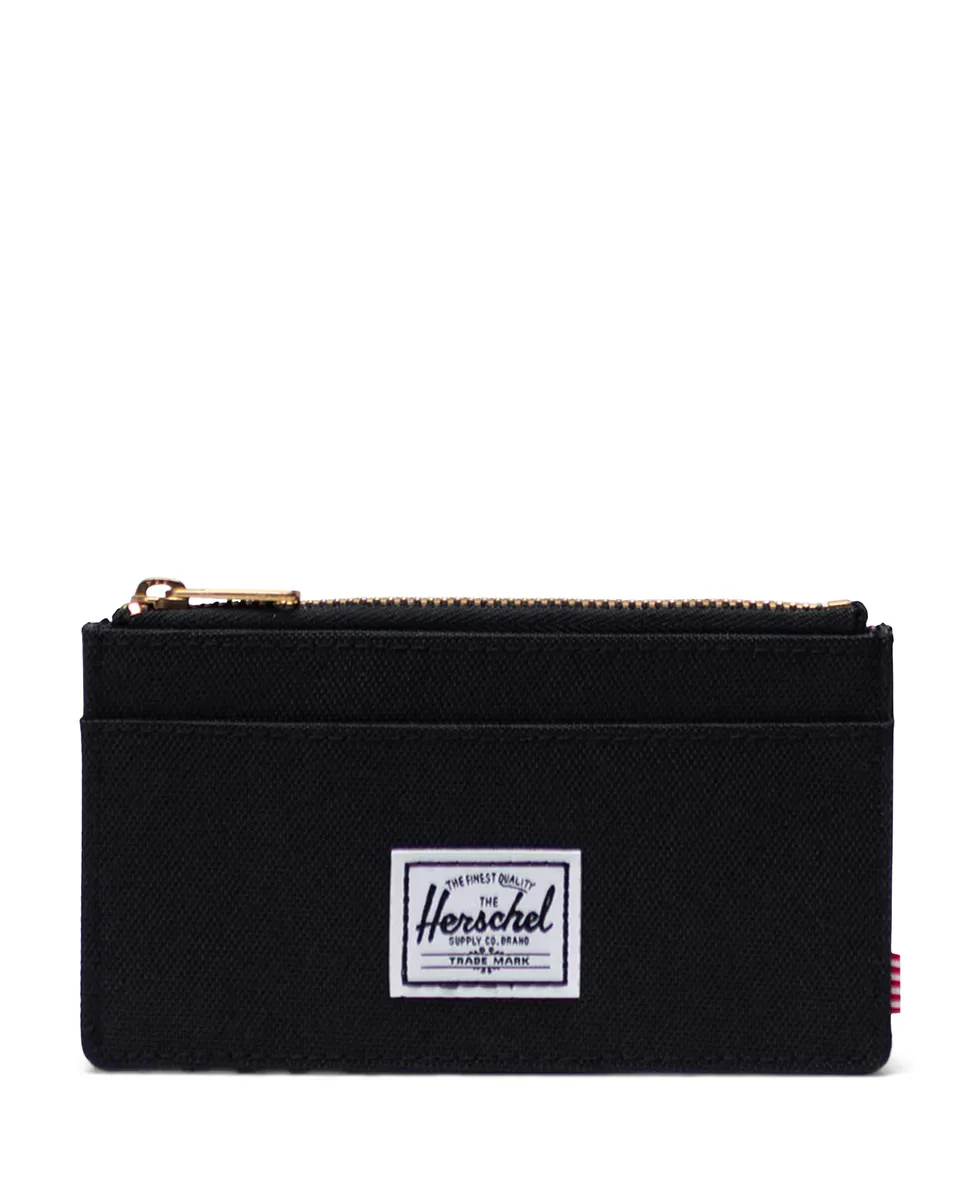 

Черный держатель для карт унисекс на молнии Herschel, чёрный