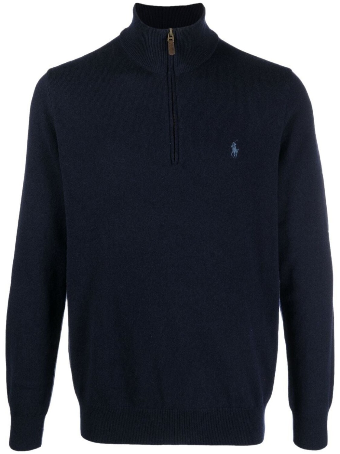 

Polo Ralph Lauren свитер с воротником на молнии и вышитым логотипом, синий