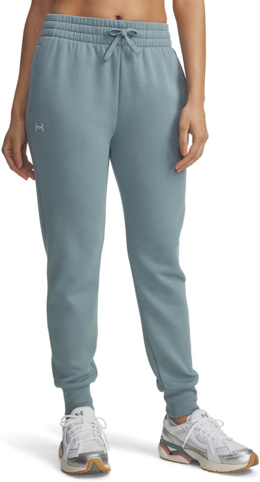 

Женские спортивные брюки Under Armour Rival Fleece, Serpentine/White