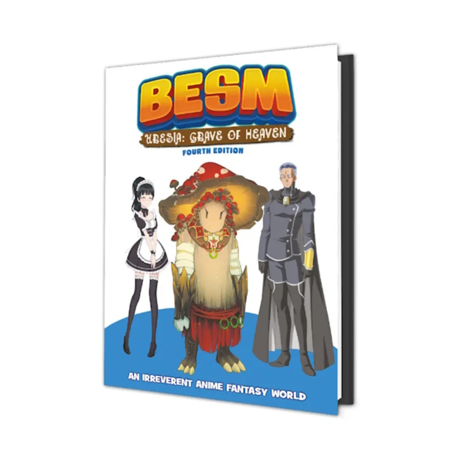 

BESM Uresia - Grave of Heaven, BESM Role Playing Games (Big Eyes, Small Mouth) 4th Edition (Dyskami Publishing), твердый переплет