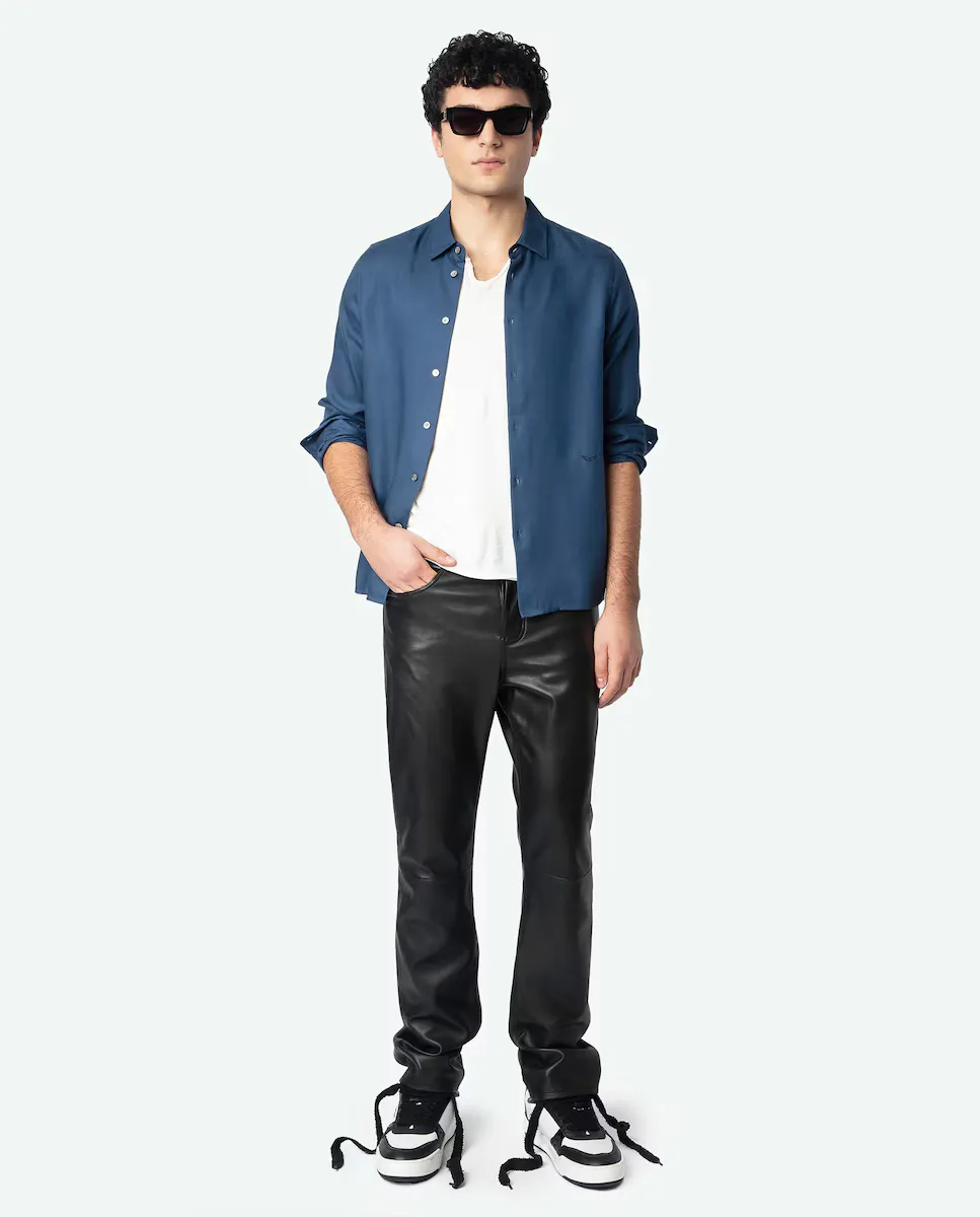 

Мужская рубашка с длинными рукавами Sunay Zadig & Voltaire, синий