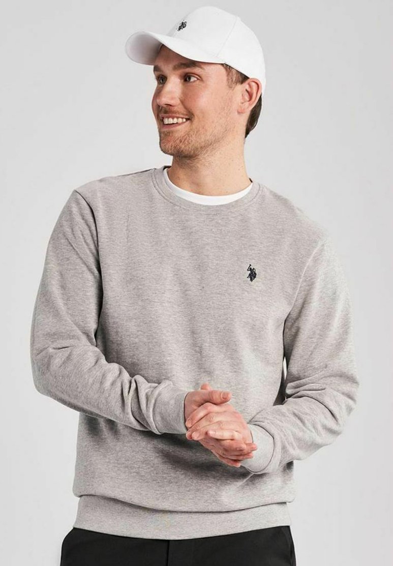 

Толстовка HUGO U.S. Polo Assn., цвет grey melange