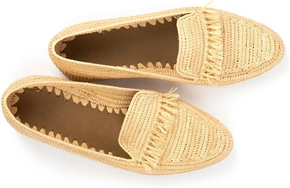Мужские мюли повседневные, без бренда, Beige Raffia — фото 3
