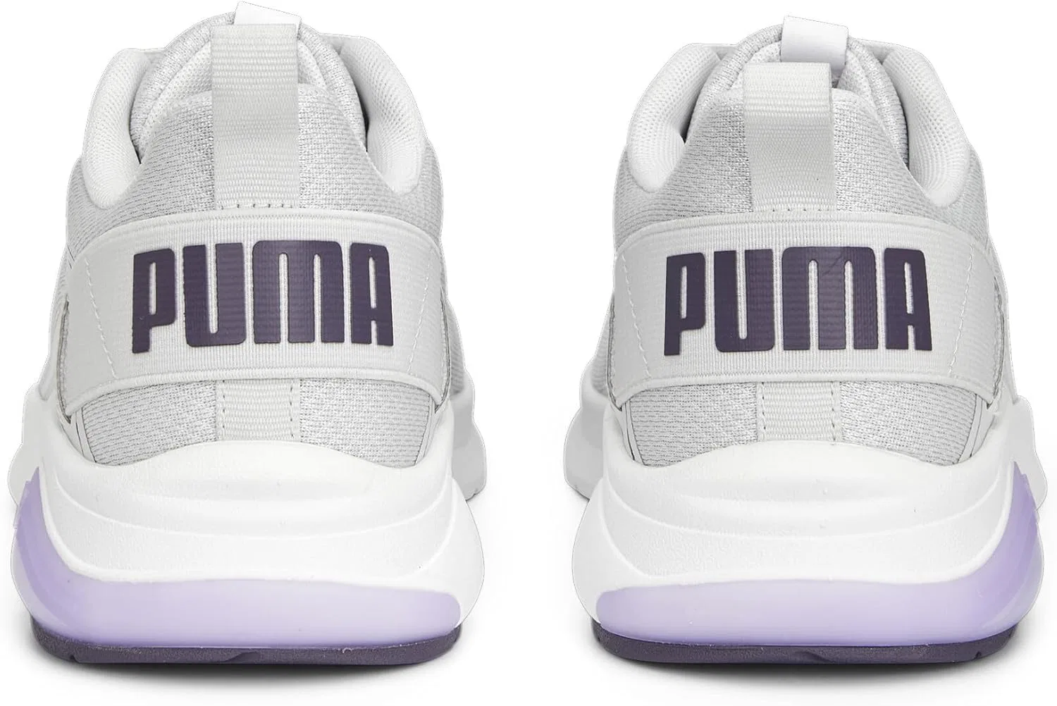 Кроссовки PUMA Unisex Electron E, Feather Gray Purple Charcoal Vivid Violet — фото 3