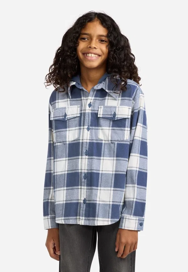 Рубашка с капюшоном Abercrombie & Fitch, Vintage Indigo