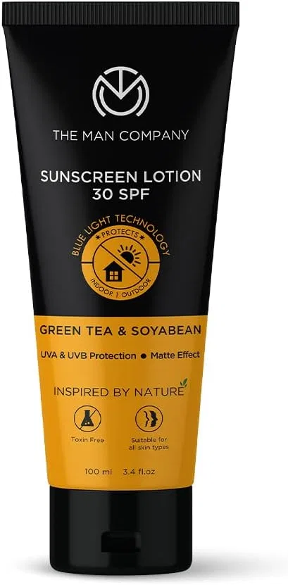 Солнцезащитный лосьон с SPF 30 The Man Company, 100 мл