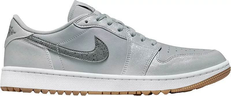 

Мужские кроссовки для гольфа Air Jordan 1 Low G, цвет Wolf Grey/White