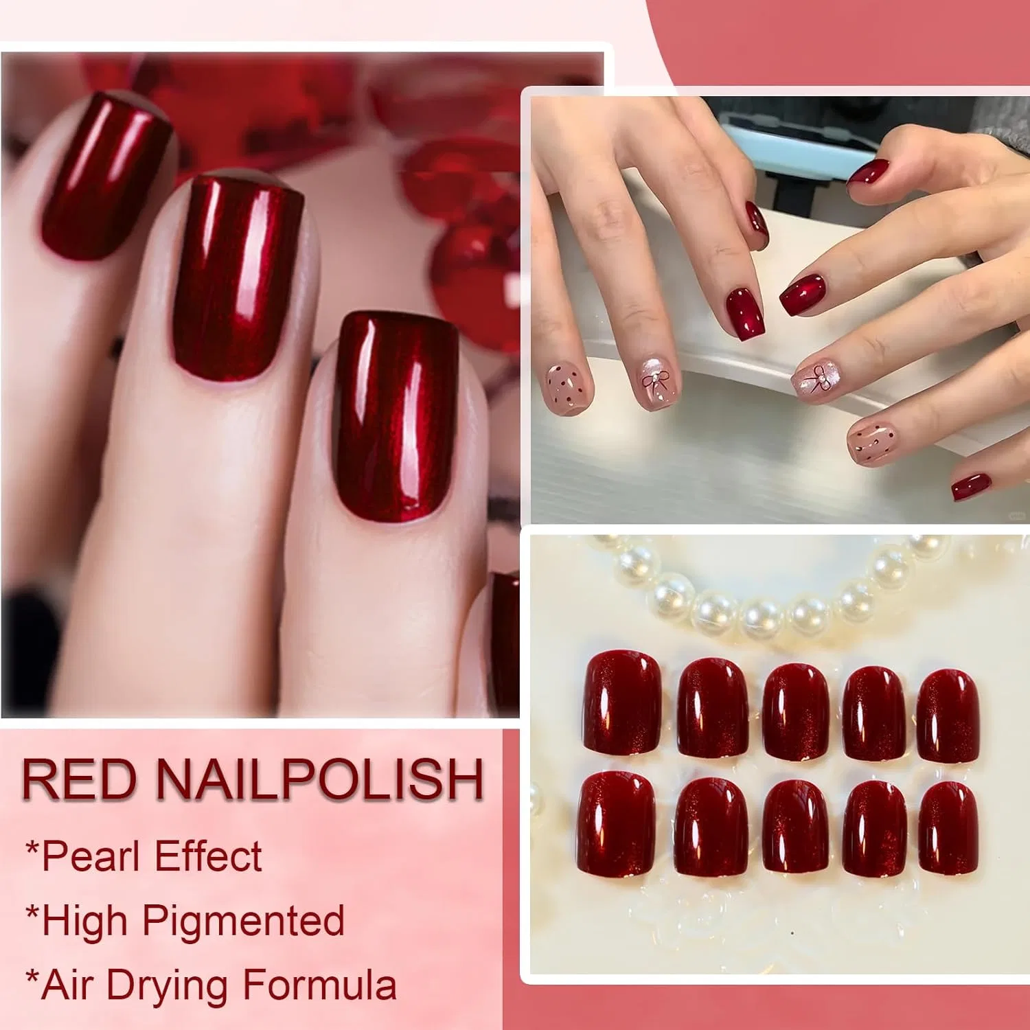 Лак для ногтей Catr. Iconails Gel Lacquer #83 Virellay, Pearl Red — фото 4
