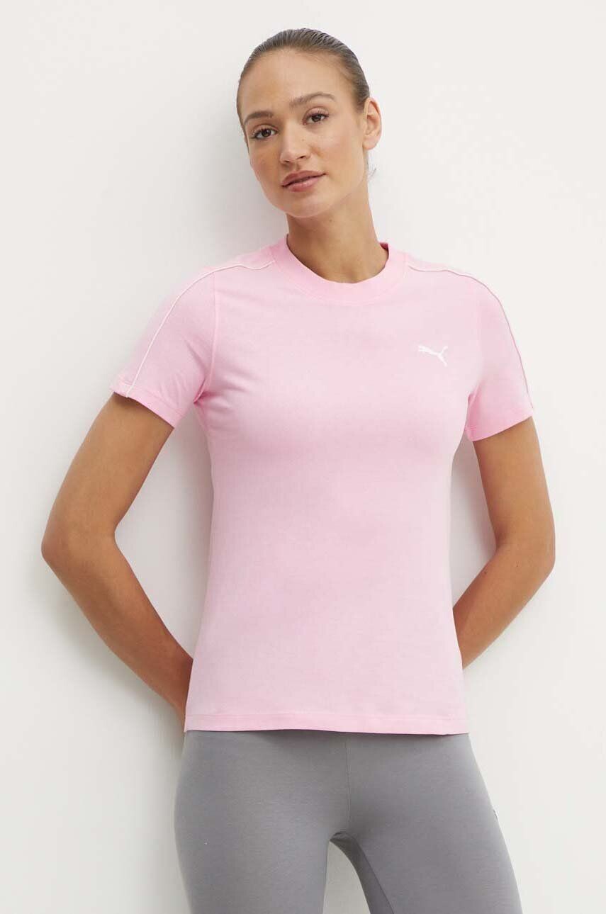 

HER хлопковая футболка Puma, розовый