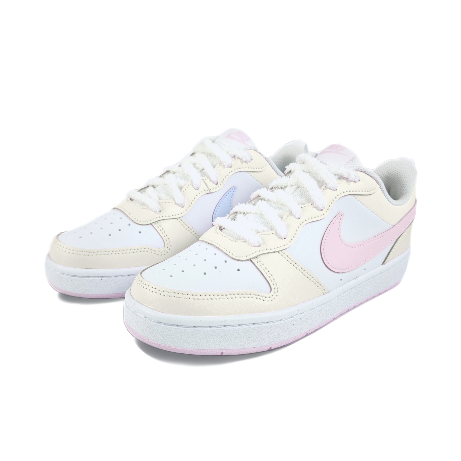 

Nike Кроссовки для скейтбординга Court Borough Low Top белые подростковые