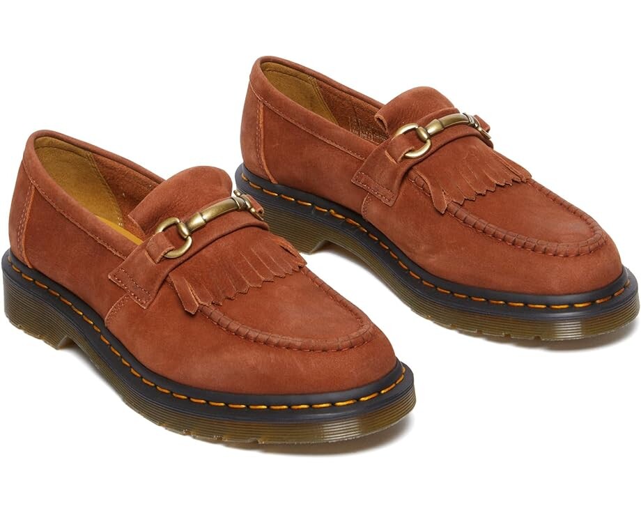 

Лоферы Dr. Martens Adrian Snaffle, цвет Rust Orange